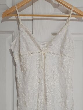 ✨ No Boundaries White Lace Cami Top | Feminine Lace Tank ✨